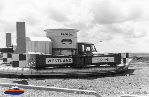 SRN1 fitted with a new bow to trial the SRN2 -  (credit: The <a href='http://www.hovercraft-museum.org/' target='_blank'>Hovercraft Museum Trust</a>).